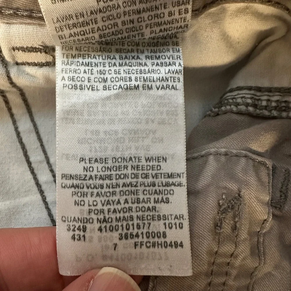Levis Y2K Cargo Shorts Men 36 Tan Khaki 10